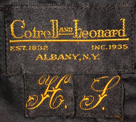 1935 cotrell cap label
