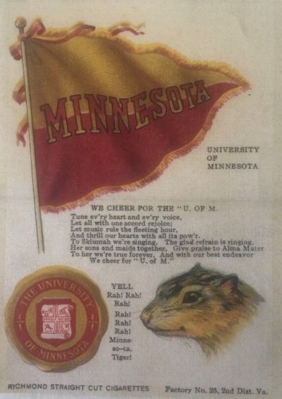 minnesota 1912 silk