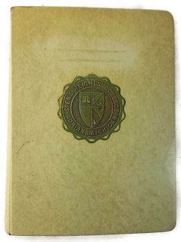 siena heights notebook late 50s