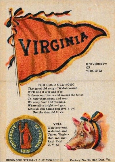 u virginia 1912 silk