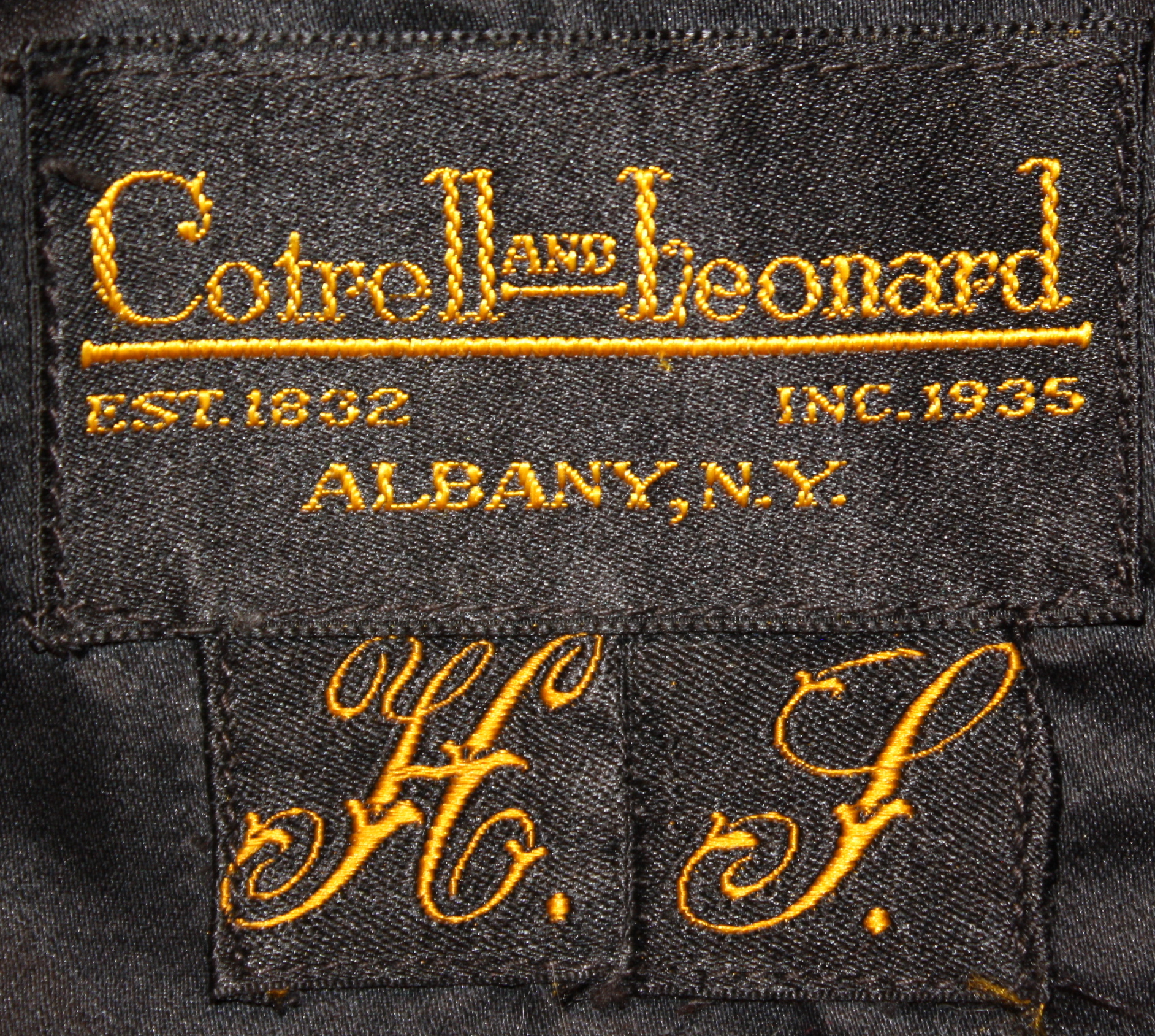 1935 cotrell cap label 1935 cotrell cap label
