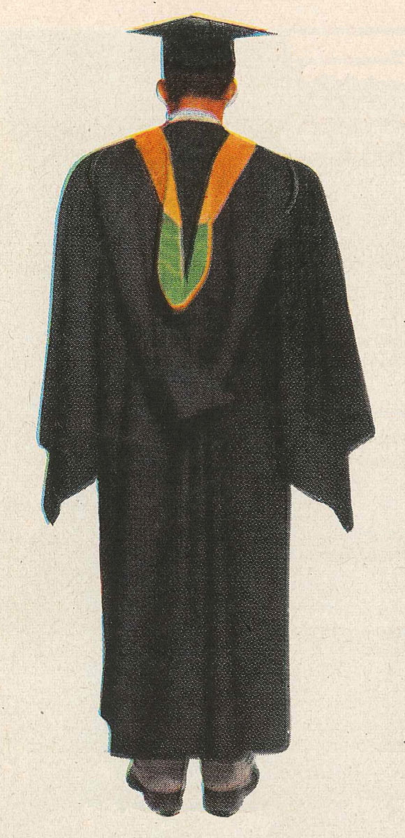 Siena College A photograph of a Bachelor of Science hood from Siena College in the 16 October 1950 issue of Life Magazine.