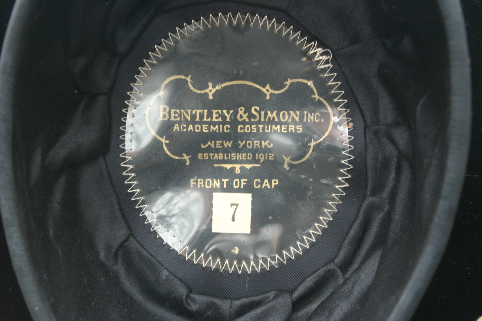 Bentley Simon velvet mortarboard Bentley Simon velvet mortarboard